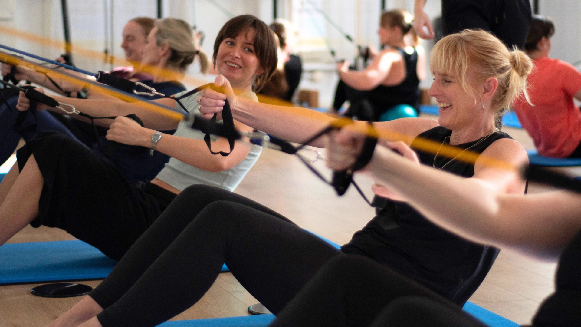 BurnTheory women's small group strength and mobility BRACE class